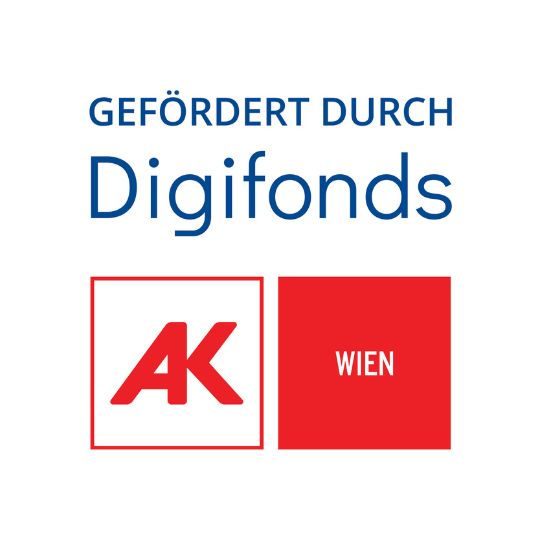 Gefördert aus Mitteln des Digitalisierungsfonds Arbeit 4.0 der AK Wien