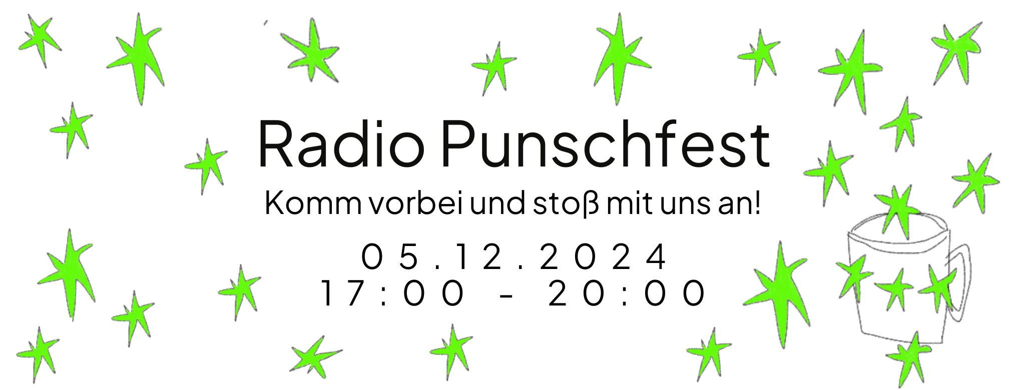 Einladung zum Punschfest am 5.12., 17:00-20:00